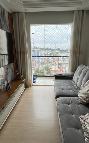 Apartamento à venda com 56m², 3 quartos e 1 vaga Apartamento à venda com 56m², 3 quartos e 1 vagaSala