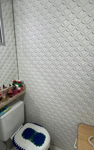 Apartamento à venda com 56m², 3 quartos e 1 vaga Apartamento à venda com 56m², 3 quartos e 1 vagaBanheiro
