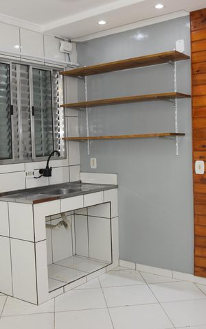 Studio para alugar com 15m², 1 quarto e sem vagaCozinha/Quarto