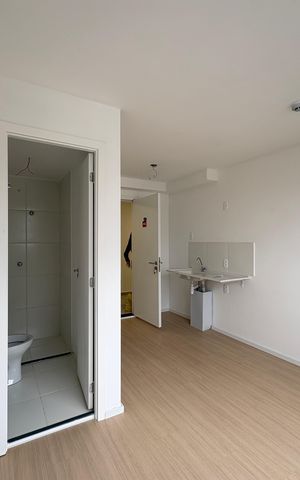 Studio para alugar com 17m², 1 quarto e sem vaga Studio para alugar com 17m², 1 quarto e sem vagaSala/ Quarto