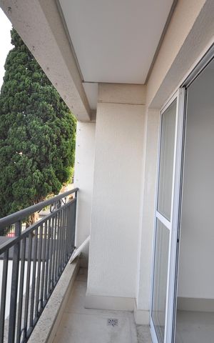 Apartamento para alugar com 42m², 1 quarto e 1 vagaSacada da Sala