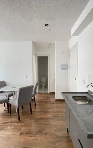 Apartamento para alugar com 38m², 2 quartos e sem vaga Apartamento para alugar com 38m², 2 quartos e sem vagaCozinha e Área de Serviço