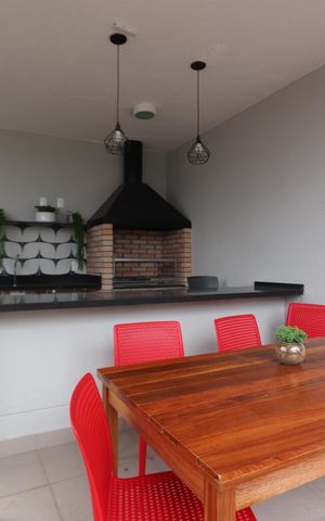 Apartamento à venda com 37m², 2 quartos e sem vagaÁrea comum - Churrasqueira