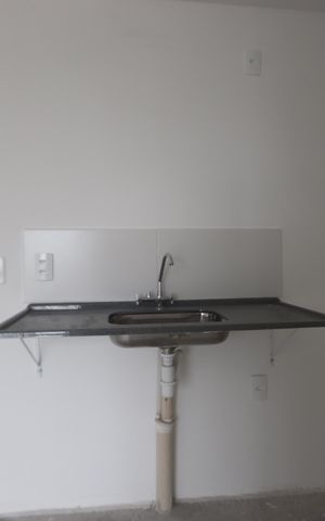 Apartamento à venda com 37m², 2 quartos e sem vagaCozinha e Lavanderia
