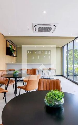 Studio à venda com 27m², 1 quarto e sem vaga Studio à venda com 27m², 1 quarto e sem vagaSalão de Festas