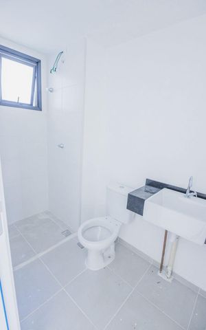 Studio para alugar com 26m², 1 quarto e sem vagaBanheiro 