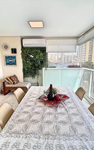 Apartamento à venda com 92m², 3 quartos e 2 vagas Apartamento à venda com 92m², 3 quartos e 2 vagasSala de jantar