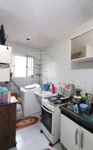 Apartamento à venda com 56m², 2 quartos e 1 vagaCozinha e Área de Serviço