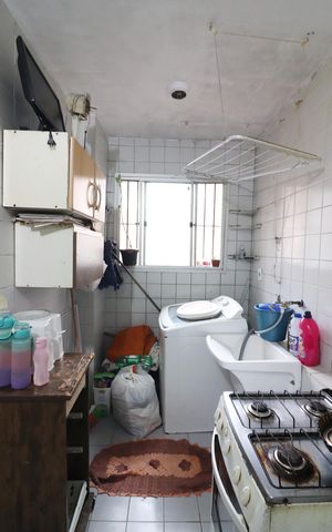 Apartamento à venda com 56m², 2 quartos e 1 vagaCozinha e Área de Serviço