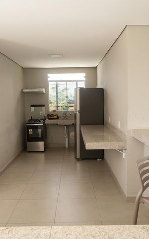 Apartamento para alugar com 49m², 2 quartos e 1 vaga Apartamento para alugar com 49m², 2 quartos e 1 vagaÁrea comum - Salão de festas