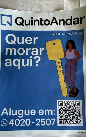Apartamento para alugar com 65m², 2 quartos e sem vaga Apartamento para alugar com 65m², 2 quartos e sem vagaPlaca instalada em 14/05/2026, QR CODE nº MGDF - 157