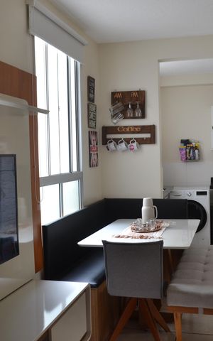 Apartamento à venda com 48m², 2 quartos e 1 vagaSala/Cozinha