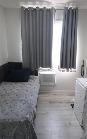Apartamento à venda com 60m², 3 quartos e 2 vagasQuarto 3