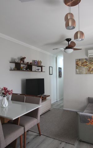 Apartamento à venda com 60m², 3 quartos e 2 vagasSala