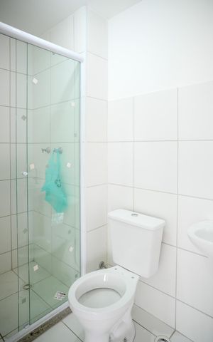 Apartamento para alugar com 45m², 2 quartos e 1 vaga Apartamento para alugar com 45m², 2 quartos e 1 vagaBanheiro
