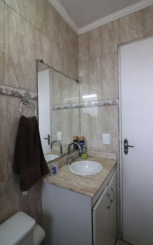 Apartamento à venda com 56m², 2 quartos e 1 vagaBanheiro Social
