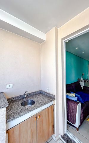 Apartamento à venda com 60m², 2 quartos e 1 vagaVaranda