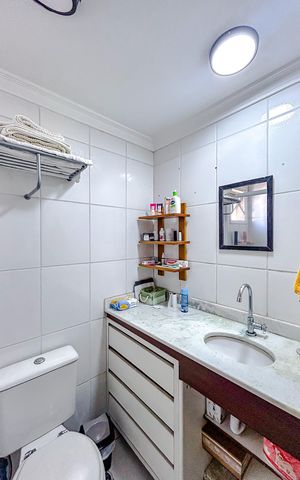 Apartamento à venda com 60m², 2 quartos e 1 vagaBanheiro da Suíte