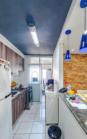Apartamento à venda com 60m², 2 quartos e 1 vagaCozinha