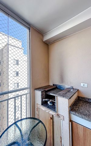 Apartamento à venda com 60m², 2 quartos e 1 vagaVaranda