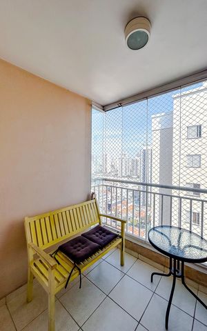 Apartamento à venda com 60m², 2 quartos e 1 vagaVaranda