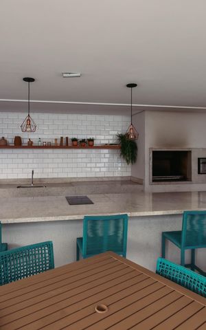 Apartamento à venda com 63m², 2 quartos e 1 vagaÁrea comum - Churrasqueira