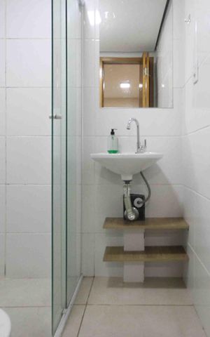 Apartamento à venda com 35m², 2 quartos e sem vaga Apartamento à venda com 35m², 2 quartos e sem vagaBanheiro