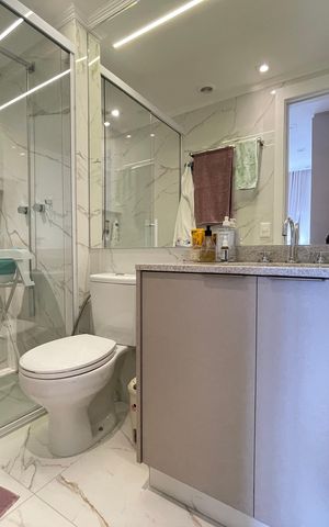 Apartamento à venda com 120m², 3 quartos e 2 vagas Apartamento à venda com 120m², 3 quartos e 2 vagasBanheiro da Suíte 2