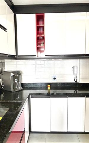 Apartamento à venda com 76m², 3 quartos e 2 vagas Apartamento à venda com 76m², 3 quartos e 2 vagasCozinha