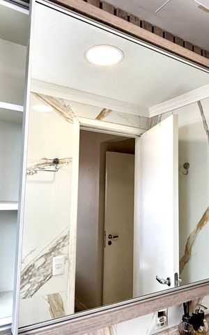 Apartamento à venda com 76m², 3 quartos e 2 vagas Apartamento à venda com 76m², 3 quartos e 2 vagasBanheiro 1