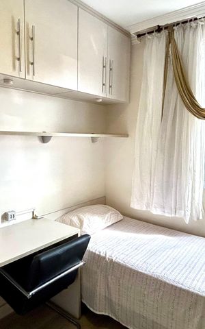 Apartamento à venda com 76m², 3 quartos e 2 vagas Apartamento à venda com 76m², 3 quartos e 2 vagasQuarto 2