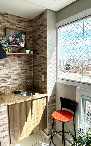 Apartamento à venda com 76m², 3 quartos e 2 vagas Apartamento à venda com 76m², 3 quartos e 2 vagasVaranda da Sala