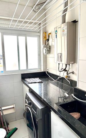 Apartamento à venda com 76m², 3 quartos e 2 vagas Apartamento à venda com 76m², 3 quartos e 2 vagasÁrea de Serviço