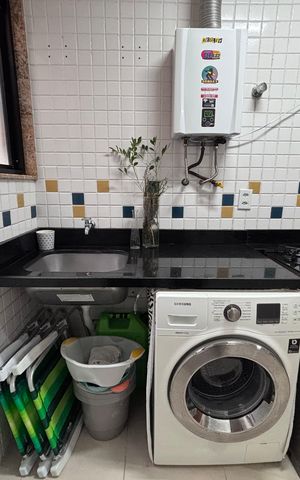 Apartamento à venda com 100m², 3 quartos e 2 vagas Apartamento à venda com 100m², 3 quartos e 2 vagasÁrea de Serviço