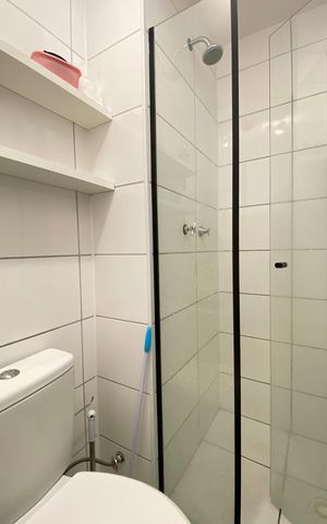Apartamento para alugar com 43m², 2 quartos e sem vaga Apartamento para alugar com 43m², 2 quartos e sem vagaBanheiro