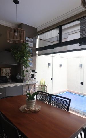 Casa de condomínio para alugar com 160m², 3 quartos e 4 vagasEspaço Gourmet