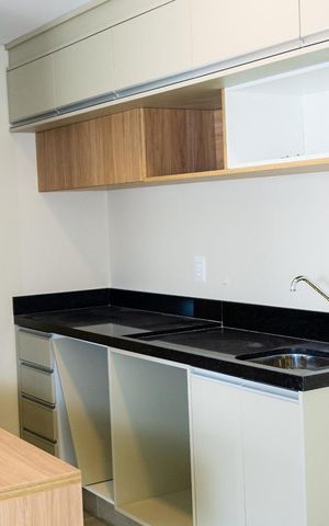 Studio à venda com 44m², 1 quarto e 1 vaga Studio à venda com 44m², 1 quarto e 1 vagaCozinha