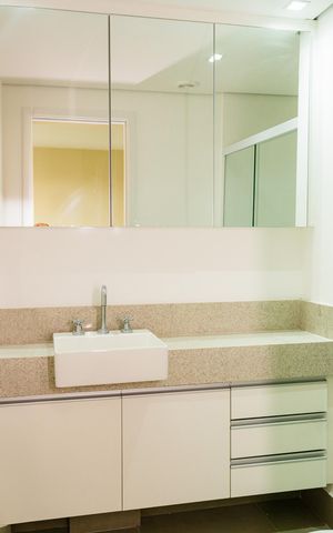 Studio à venda com 44m², 1 quarto e 1 vaga Studio à venda com 44m², 1 quarto e 1 vagaBanheiro
