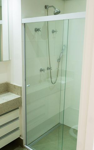 Studio à venda com 44m², 1 quarto e 1 vaga Studio à venda com 44m², 1 quarto e 1 vagaBanheiro