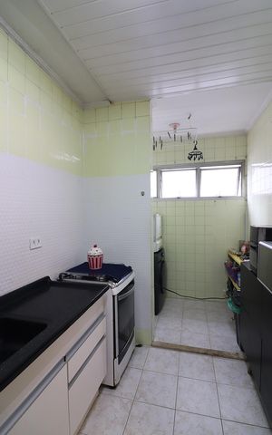 Apartamento à venda com 54m², 2 quartos e 1 vagaCozinha e Área de Serviço