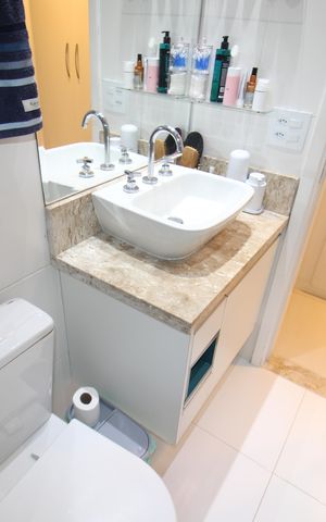 Apartamento à venda com 105m², 3 quartos e 2 vagasQuarto 2 - Banheiro