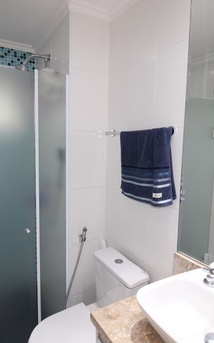 Apartamento à venda com 105m², 3 quartos e 2 vagasQuarto 2 - Banheiro