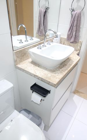 Apartamento à venda com 105m², 3 quartos e 2 vagasQuarto 3 - Banheiro