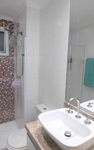 Apartamento à venda com 105m², 3 quartos e 2 vagasQuarto 3 - Banheiro