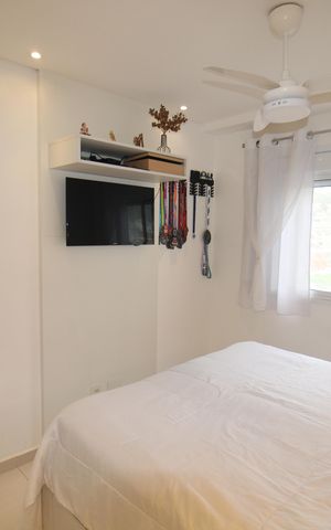 Apartamento à venda com 105m², 3 quartos e 2 vagasQuarto 2