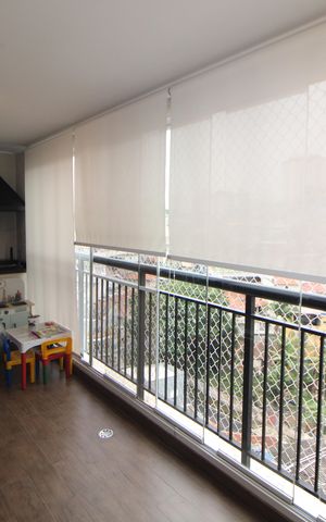 Apartamento à venda com 105m², 3 quartos e 2 vagasSala / Cozinha - Varanda