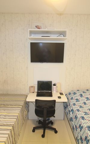 Apartamento à venda com 105m², 3 quartos e 2 vagasQuarto 3