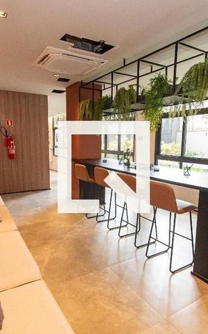 Studio para alugar com 31m², 1 quarto e sem vaga Studio para alugar com 31m², 1 quarto e sem vagaHall de entrada