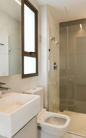 Apartamento à venda com 132m², 2 quartos e 2 vagas Apartamento à venda com 132m², 2 quartos e 2 vagasBanheiro Suíte