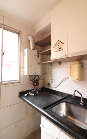 Apartamento à venda com 42m², 2 quartos e 1 vagaCozinha e Área de Serviço